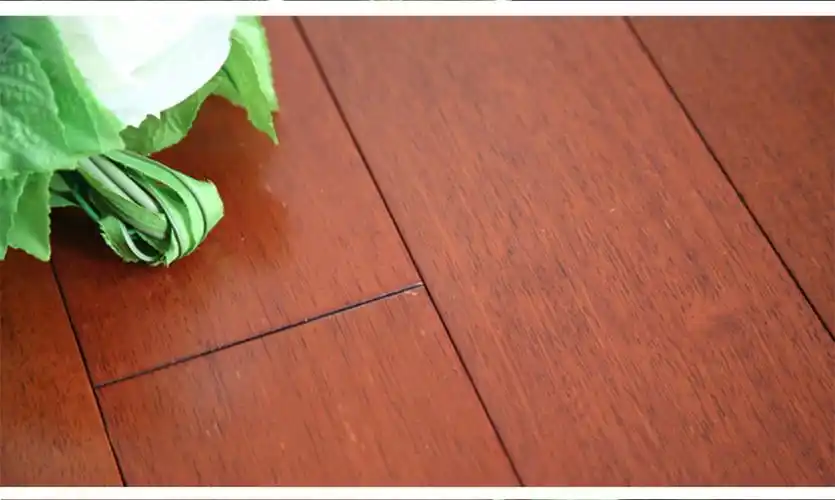 居安宝印茄木菠萝格淋滚面自然色实木地板dbjab-1880sm