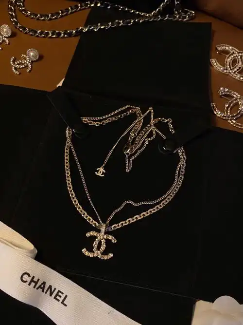 小众饰品  #chanel#香奈儿 #香奈儿项链#香奈儿双c项链#宝