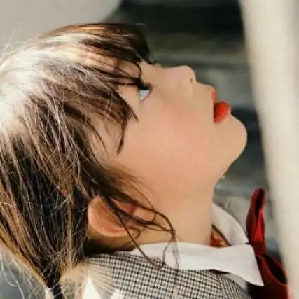 萌萌的网红小女孩头像可爱呆萌真人