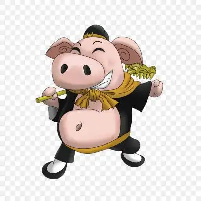 开心大笑的猪八戒