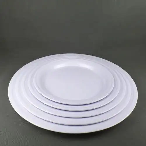 【生产厂家】直供符合fda sgs认证的美耐皿餐具 中东美耐皿大圆盘
