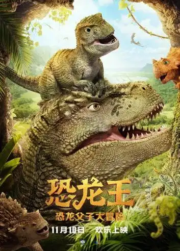 大片推荐    动画电影《恐龙王》讲述了白垩纪时期一对恐龙父子的冒险