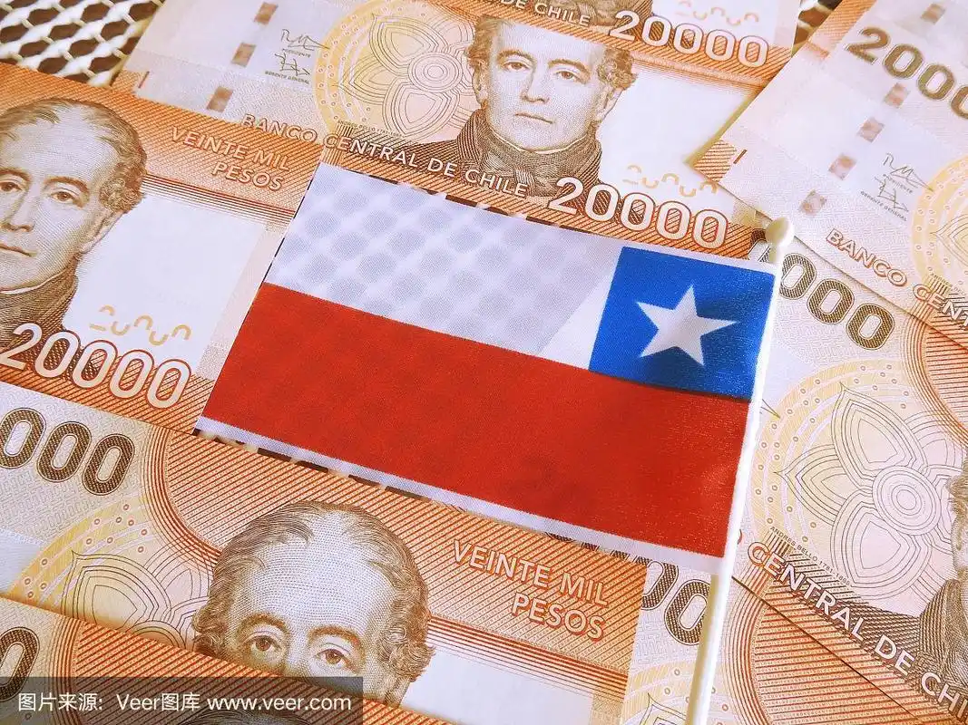 智利两万比索纸币