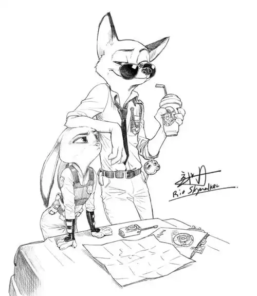 还不会临摹,这份临摹素材送给你插画图片壁纸