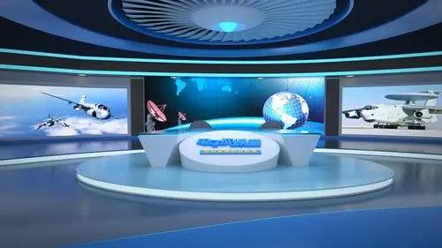 c4d octane 栏目虚拟演播室