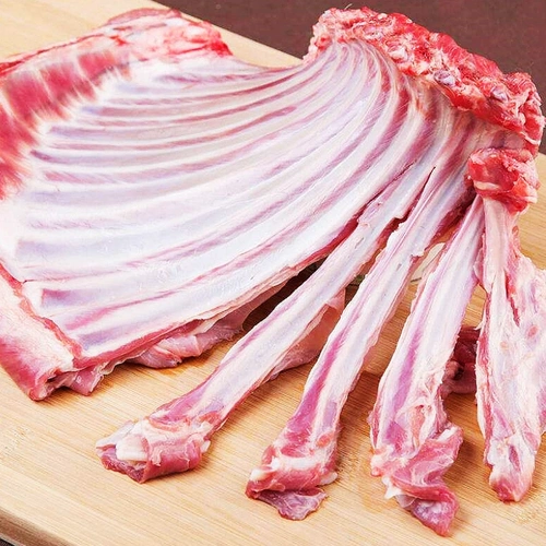 青海羊肉4斤不带清真烧烤羔羊整扇新鲜草膘生羊排