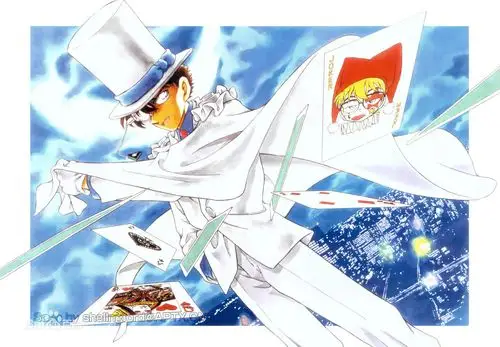 求怪盗基德偷东西时的图片.