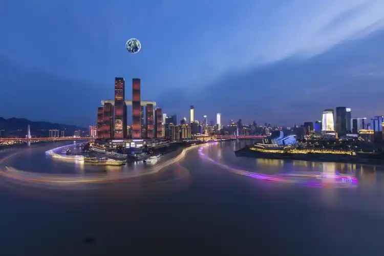 描写重庆朝天门夜景的优美句子_晶羽文学网