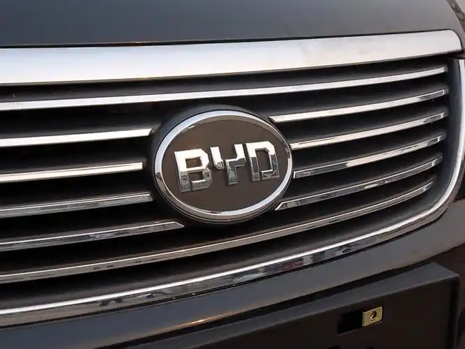 黑色比亚迪f6车头标志