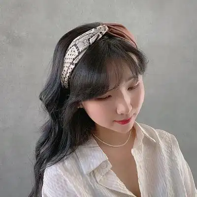 发箍女秋冬头箍法式复古短发发卡网红年高级感发高端发饰