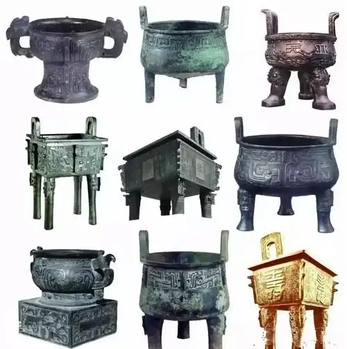 九鼎中华第一重器,相传是大禹划分天下为九州后所铸,后成为夏商周三朝