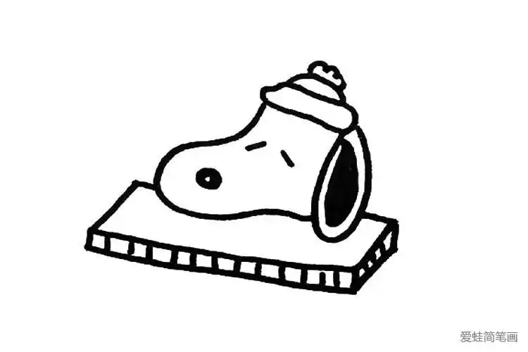 史努比全身简笔画
