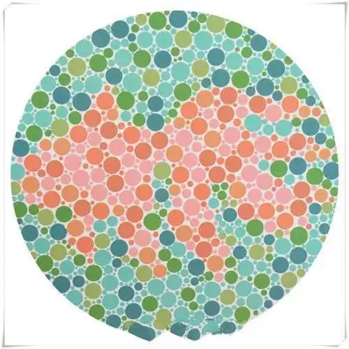 那么就很有可能是红绿色盲哦!