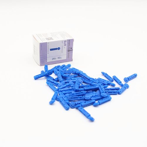 施莱一次性使用末梢采血针soft型弹簧指尖采血针测血糖针头医用刺血针