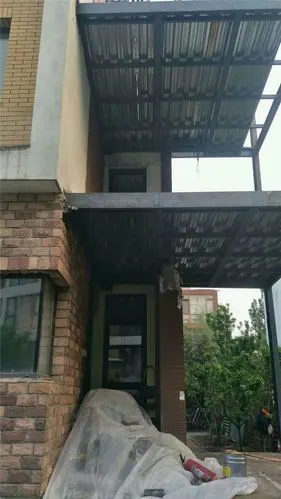 怀柔区庙城别墅改造钢结构增二层别墅浇筑混凝土扩建露台加顶加建