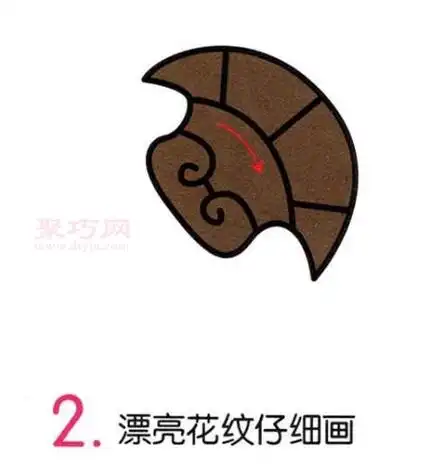 月牙铲如何画简单又漂亮月牙铲简笔画步骤