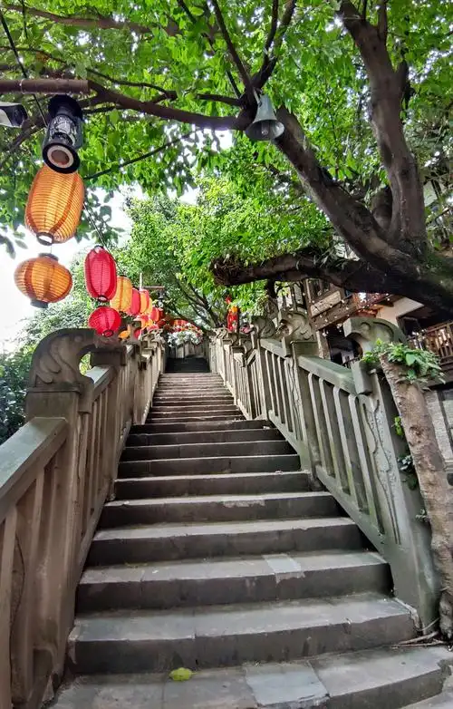 在渝中区山城步道所见及街景