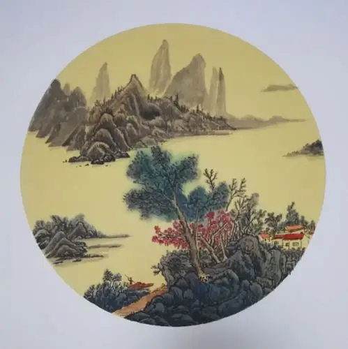 何方中国山水画集(扇面小品)