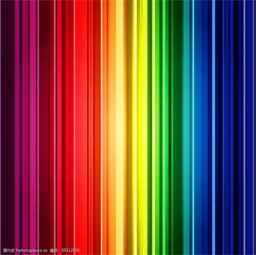 彩虹条纹背景