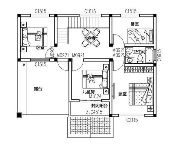 易盖房图纸:10x8米的宅基地也能盖出漂亮的农村别墅