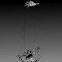 提线木偶头像黑白_微信头像图片大全