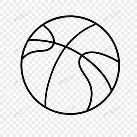 篮球简笔画篮球简笔画儿童画简笔画皮球与篮球画法儿童简笔画精选