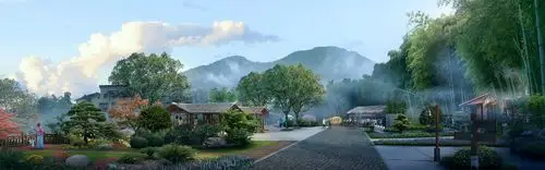 景观绿化效果图