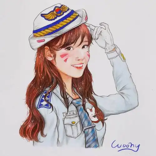 iu李知恩 饭绘cr.woony