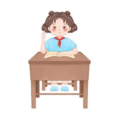 回答问题学生竞选元素举手课桌读书上课学习课堂读书png素材