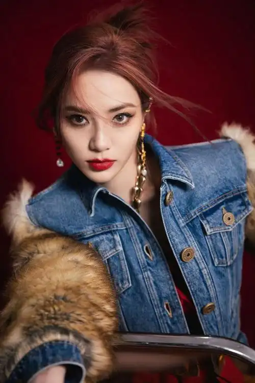 丨今天也是辣妹shaking 红蓝配色经典又吸睛!|谢可寅|说唱_新浪新闻