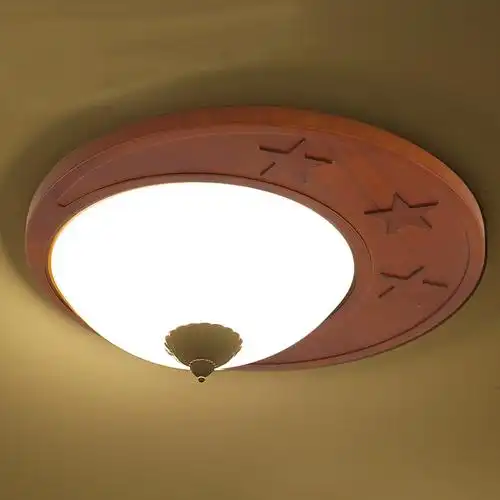 简约宝宝灯具儿童房吸顶灯led温馨男孩卧室灯小孩房间灯圆形个性