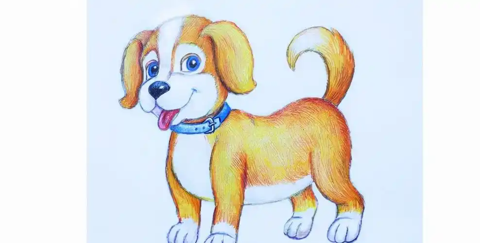狗的绘画作品__财经头条