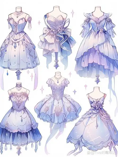 小裙子‖服装素材 #浪漫生活的记录者##夏日滤镜# #洛丽塔# #服设