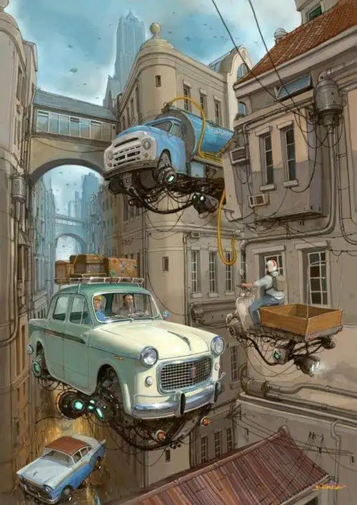 は蛋|科幻风|阿根廷插画师alejandro burdisio