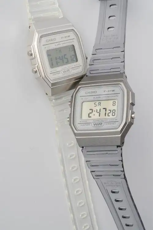 卡西欧小方块f91w复古电子手表男女情侣本拉登同款f91w1d3d哆莫阳光f