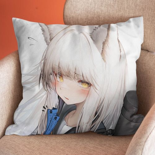 明日方舟周边抱枕史尔特尔德克萨斯二次元玩偶手办靠垫枕头定制 白金