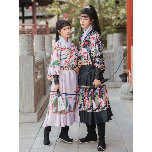 情侣古装明制汉服男绣春刀飞鱼服锦衣卫衣服蟒袍曳撒服装带护腕女