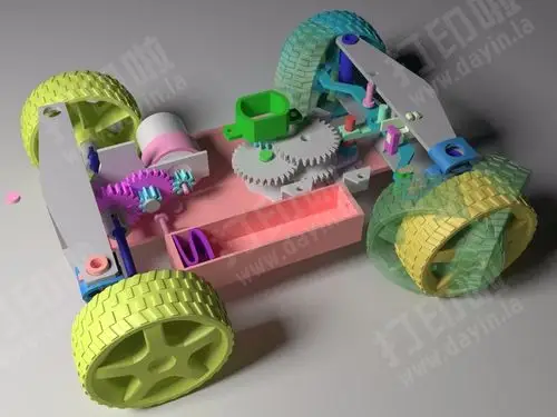 玩具车轮 60mm-3d打印模型