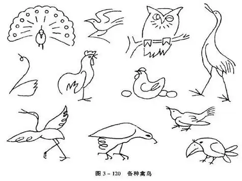 飞行动物简笔画 飞行动物简笔画图片大全