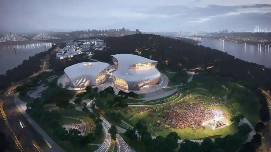 钓鱼嘴长江音乐厅音乐与建筑的完美融合