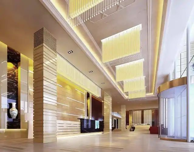 写字楼大厅设计效果图 写字楼大堂图片大全