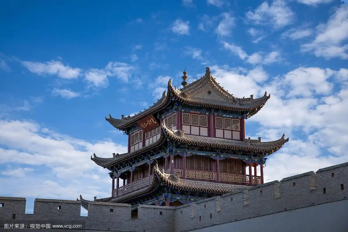 甘肃嘉峪关长城城楼