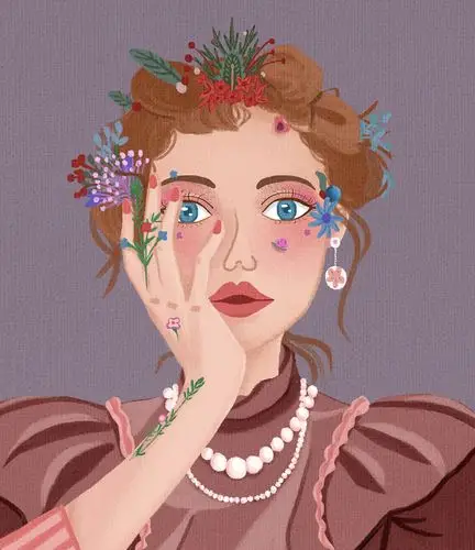 复古风人物插画合集