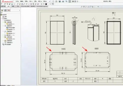 干货solidworks钣金工程图多钣金展开画法