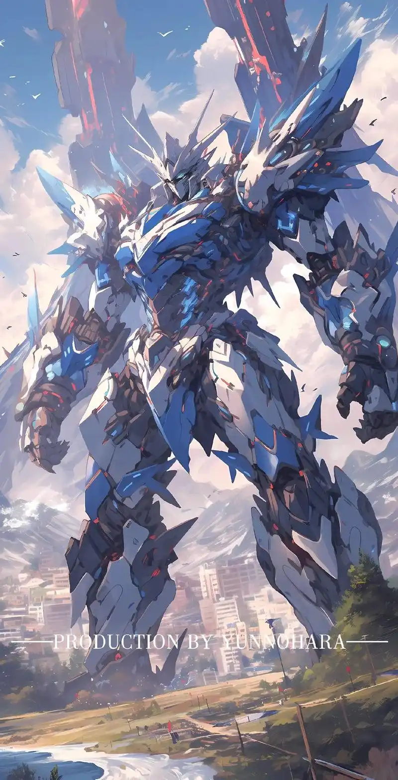 《青冥举 伏山列海》#机甲 #科幻 #高达  #壁纸 #ai - 抖音