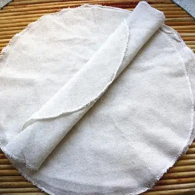 蒸笼布3张纯棉纱布屉布蒸包子馒头饺垫圆形厨房棉布锅垫过滤布