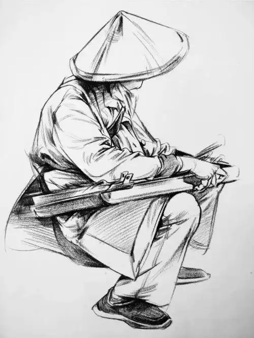 速写人物坐姿简单入门 你画的速写人物能"坐下"吗