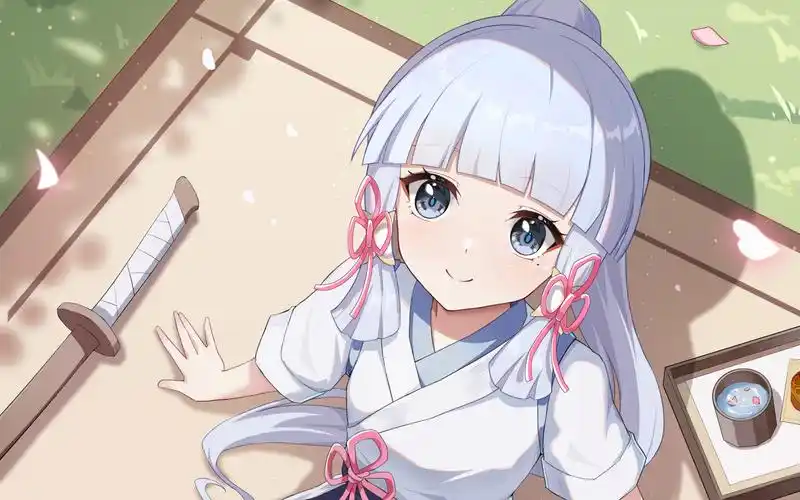 原神绫华美图壁纸