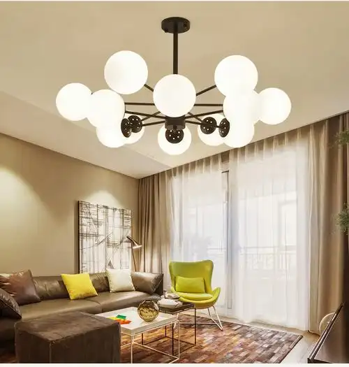 客厅北欧风吊灯后现代简约网红魔豆创意个性餐厅卧室2020新款灯具