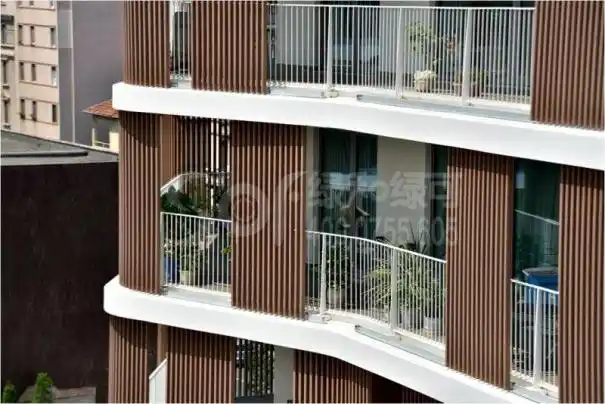 户外塑木格栅效果赏析